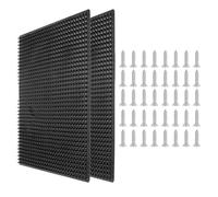 Tiragraffi per capre - Spazzola massaggiante per toelettatura, set di due pezzi, strumento resistente per graffiare animali, strumento per la pulizia delle setole a parete, comoda attrezzatura per la