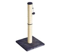 Tiragraffi per gatti da interno standard con giocattolo pendente 80 cm grigio