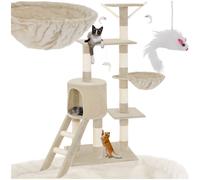 Tiragraffi per gatti gatto gioco palestra sisal nuovo altezza media beige nuovo