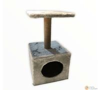Tiragraffi per gatti Giglio grigio Con cucetta 30x3055h