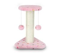 Tiragraffi per gatti in cartone riciclato, design compatto, facile da montare, ideale per affilare le unghie e ridurre lo stress felino.