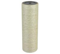 Tiragraffi per gatti in sisal naturale, altezza 25 cm, diametro 8 cm, con robusta colonna tiragraffi e albero da arrampicata, beige, per la cura degli artigli, giocare e nascondersi