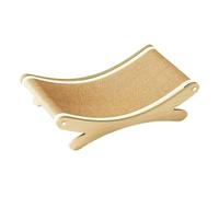 Tiragraffi per Gatti in Sisal, per Gattini di Grandi Dimensioni, Robusto Telaio in Legno, Protezione per Mobili, Tappetino Tiragraffi per Gatti