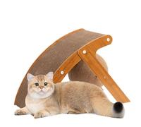 Tiragraffi per gatti - Palla tiragraffi e tappetino in cartone | Tagliere ecologico in cartone ondulato con palla, per animali domestici per il soggiorno
