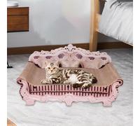 Tiragraffi per gatti per divano letto in cartone ondulato, 50x24x24 cm