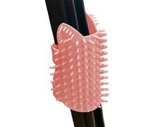 Tiragraffi Per Gatti - Pettine Per Massaggi Ad Angolo Per Gatti Da Interni 33x12,8x1,4 Cm Con Gatta - Protezione Per Mobili Per Animali Domestici In Silicone Strumento Per Graffiare Auto-toeletta