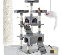 Tiragraffi per gatto gatti gioco gichi palestra nero nuovo