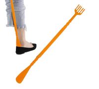 Tiragraffi per schiena lunga,Raschietto per la schiena a mano - Artiglio raschiatore ergonomico | Calzascarpe con manico lungo, corna con inserti per stivali per un facile utilizzo, selezione di