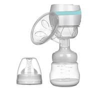 Tiralatte elettriche per allattamento al seno, pompe elettriche silenziose e senza dolore con 3 modalità e 20 livelli di aspirazione, pompa per latte elettrica portatile anti-troppo pieno (blu)