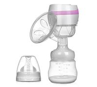 Tiralatte elettriche per allattamento al seno, pompe elettriche silenziose e senza dolore con 3 modalità e 20 livelli di aspirazione, pompa per latte elettrica portatile anti-troppo pieno (rosa)