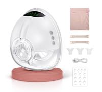 Tiralatte Elettrico Portatile, 4 Modalità 9 Livelli, Silenzioso, Tiralatte Elettrico con Funzione di Memoria, senza BPA