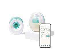 Tiralatte indossabile, tiralatte elettrico Willow Go, senza fili, a mani libere, con 9 livelli di forza di aspirazione di grado ospedaliero, compatibile con app e si adatta completamente al reggiseno,