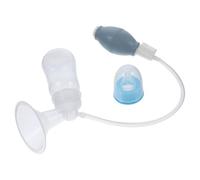 Tiralatte Manuale per Latte Materno, in Silicone e Pp Blu | Nuove Mamme, Uso Indoor e Outdoor, Serbatoio Latte, Contenitore Manuale, Formato Singolo