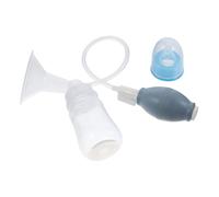 Tiralatte Manuale Portatile Blu in Silicone e Pp, Set Semplice | Multifunzione e Pratico, per Nuove Mamme e Bebè, Raccolta Latte Materno, Formato Comodo