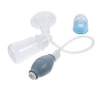Tiralatte Manuale Portatile in Silicone e PP Blu per Latte Materno | Pompa a Pressione Manuale, Contenitore Integrato, Set Singolo Pratico per Neomamme, Utilizzo Domestico Semplice e Comodo