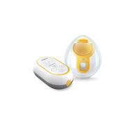 Medela Freestyle Mini Hands-Free elettrico singolo con coppe Hands-Free e batteria ricaricabile.
