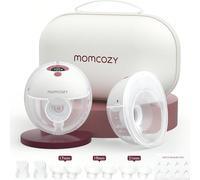 Tiralatte Momcozy Hands Free M5, con 3 modalità e 9 livelli Pompa tutto in uno leggera e nascosta: solo 230 g, 2/3 delle dimensioni delle normali pompe. Non ci sono né piacere per gli occhi né restriz