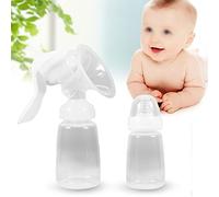 Tiralatte portatile da 150 ml con biberon manuale in silicone per allattamento e impugnatura ergonomica girevole per la conservazione del latte materno Breast Pump and Accessories