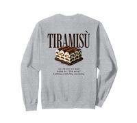 Tiramisù Vintage 90s Cibo Italiano Estetica Foodie Dessert Felpa