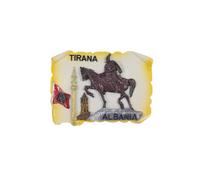 Tirana Albania - Magnete per frigorifero da viaggio, souvenir 3D, decorazione per frigorifero