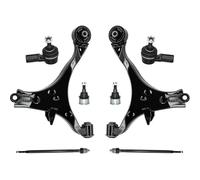 Tirante Braccio Controllo Compatibile Con Civic 2001 2002 2003 2004 2005 8 Pezzi Bracci Controllo Della Sospensione Anteriore Inferiore Giunti Sferici Tiranti Interni Ed Esterni Set K640288 K640287