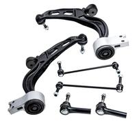 Tirante Braccio Controllo Compatibile Con Ford Per Flex Per Taurus AWD FWD 2010 2011 2012 Barra Antirollio Braccio Controllo Anteriore Inferiore 6 Pezzi MS401122 MS401121 K750388 K750389 ES800222