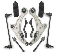 Tirante Braccio Controllo Compatibile Con Nissan Per Altima 2007 2008 2009 2010 2011 2012 10 Pezzi Sospensione Anteriore Inferiore Braccio Di Controllo Barra Antirollio Tiranti Kit K620195 K620196