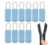 Tirante di ricambio per cerniera, kit di riparazione per cerniera,Set di cerniere di ricambio per zaino - per tiranti per zaino, 10 pezzi di Cursori per zip per borsette di jeans, abiti da va