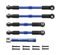 Tirante in alluminio per tirante RC parti aggiornate per 1/10 ARRMA Gorgon MEGA 550 2WD Fury VORTEKS RC auto (blu)