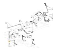 Tirante leve sollevamento piatto ORIGINALE STIGA trattorino rasaerba 125840012/1