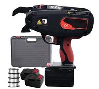 Tirante per cemento armato - Legatrice automatica in acciaio, batteria da 3600 mAh, livelli di tenuta regolabili da 1 a 10, annodatura rapida 0,8 s, fino a 4500 nodi con una singola carica