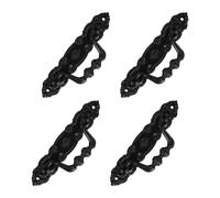 Tiranti ad anello per cassetti retrò per mobili antichi set di 4 design tono br