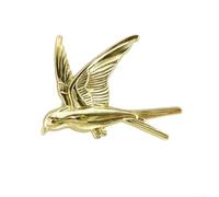 Tiranti in lega di zinco a forma di uccellooro/argento/latta antica/bronzo rosso/bronzo verde/finitura nera/maniglie decorative per mobili per porte e (oro)