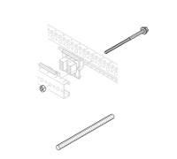 Tiranti in nylon Abb per quadri System pro E Power 10 pezzi 195mm PTRN1951