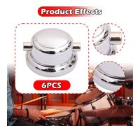 Tiranti per batteria in metallo a doppia estremità per batteria jazz, parti