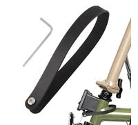 Tiranti per bici, tasca frontale staccabile, facile da estrarre, anello di estrazione per attacco antigraffio, anello di espansione rapida per manubrio pieghevole, unisex, per ciclismo