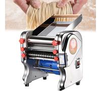 Tirapasta Elettrico Professionale Commerciale, Elettrica Macchina Per Pasta Fresca Sfogliatrice In Acciaio Inox, Macchina per Fare Pasta Larga e Sottile, Ideale per Pizza, Pane e Pasta Sfoglia
