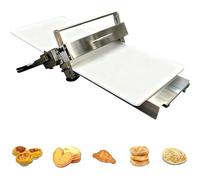 Tirapasta Manuale in Inox per Sfoglia Sottile (0,5mm), Sfogliatrice Regolabile 10 Livelli, Pieghevole per Pizza e Pasticceria Artisanal(B)