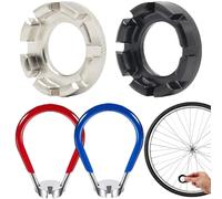 Tiraraggi Bici Universale,4 pezzi Bicicletta Tiraraggi,Chiave per Raggi per Bicicletta,Bicicletta Chiave Tiraraggi,Chiave Tendiraggi Bicicletta Chiave,Tiraraggi Raggi