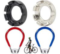 Tiraraggi Bici Universale,Bicicletta Tiraraggi,Chiave per Raggi per Bicicletta,Bicicletta Chiave Tiraraggi,Chiave Tendiraggi Bicicletta Chiave,Tiraraggi Raggi,Tiraraggi per Regolare Cerchi Biciclette