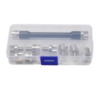 Tiraraggi per moto, 10 misure intercambiabili, per la manutenzione delle ruote, in acciaio robusto, con scatola portatile