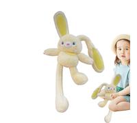 Tirare Su Le Orecchie Di Coniglio Peluche | 11,81x3,94x2,36 Pollici Giocattoli Da Tirare Con Coniglietto Pasquale, Orecchie E Gambe Commutabili Portachiavi In peluche Di Coniglio Divertente, Ciondol