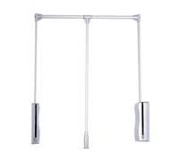 Tirare verso il basso la guida per vestiti regolabile 540-1200 mm, bielobe estendibile, sollevamento telescopico con ritorno, appendiabiti per turno per il guardaroba di abiti appesi, risparmio di