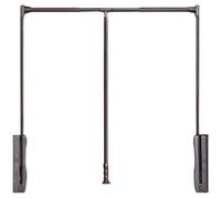Tirare verso il basso verso lo smorzamento del berretto del guardaroba a tiro a discesa a discesa a tiro a discesa per la casa abiti da camerino per camminato per il guardaroba (Black-550-700mm)