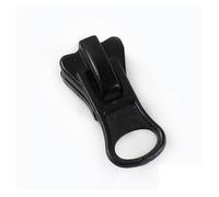 Tirazip, sostituzione della testa della cerniera 10 pezzi 3# 5# 8# 10# 15# cursori for cerniere in resina cerniere nere e argentate cursore for bagagli nastro tirazip testa di blocco kitting(Zt004blac