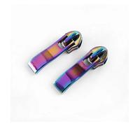 Tirazip, sostituzione della testa della cerniera, 5 pezzi, testa scorrevole della cerniera arcobaleno for cerniere in nylon da 5#, borsa, vestiti, borsa, kit di riparazione for cucire, accessori for