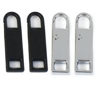 Tirazip, sostituzione della testa della cerniera, linguetta di estrazione delle cerniere in metallo, gancio a molla, cursore della cerniera staccabile, kit di riparazione della cerniera for zaino e ca