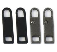 Tirazip, sostituzione della testa della cerniera, linguetta di estrazione delle cerniere in metallo, gancio a molla, cursore della cerniera staccabile, kit di riparazione della cerniera for zaino e ca