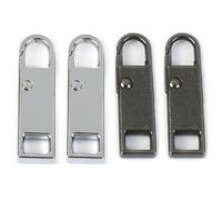 Tirazip, sostituzione della testa della cerniera, linguetta di estrazione delle cerniere in metallo, gancio a molla, cursore della cerniera staccabile, kit di riparazione della cerniera for zaino e ca