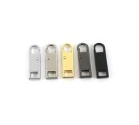 Tirazip, sostituzione della testa della cerniera, linguetta di estrazione delle cerniere in metallo, gancio a molla, cursore della cerniera staccabile, kit di riparazione della cerniera for zaino e ca